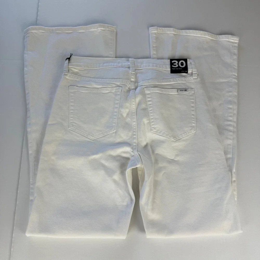 Joes Jeans Womens High Rise Flare‎ White Denim Pants Size 30 NWT NEW